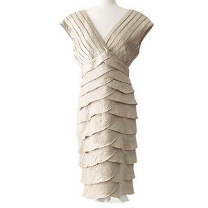 Cache gold party cocktail dress